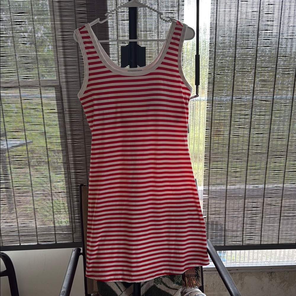 White Birch Red and White Casual Sleeveless Sundress